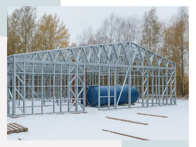 Металлические ангары в Ухте