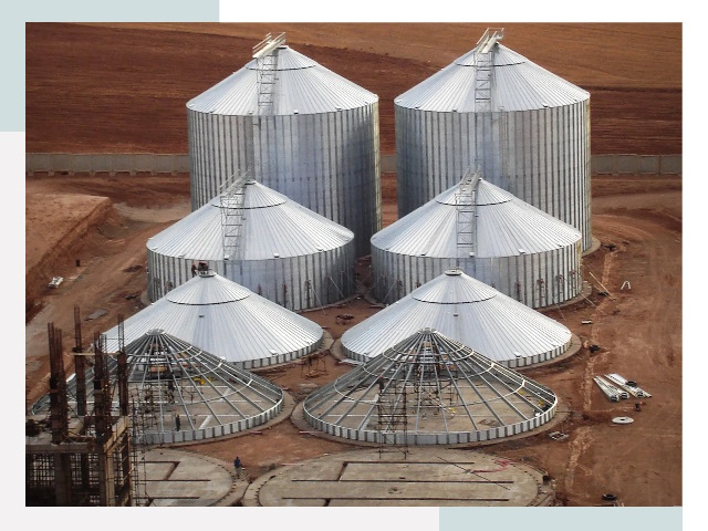 Строительство зерновых силосов в Ухте