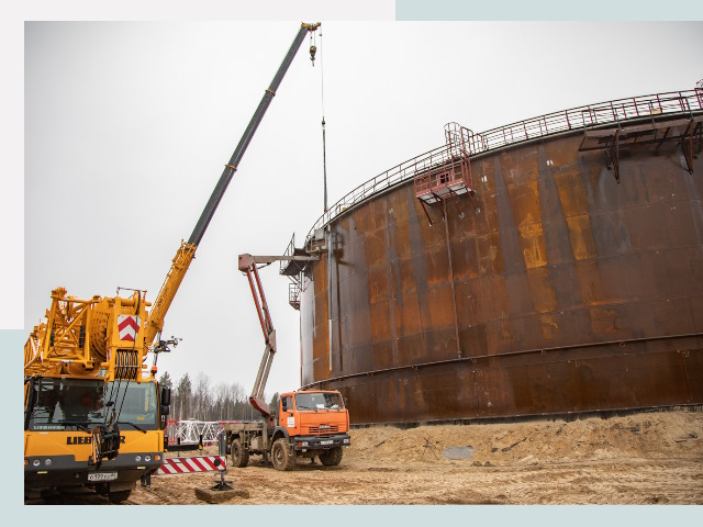 Монтаж резервуаров в Ухте от 608 руб. за м³