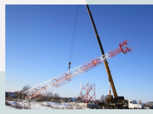 Строительство башен связи в Ухте от 608 руб.