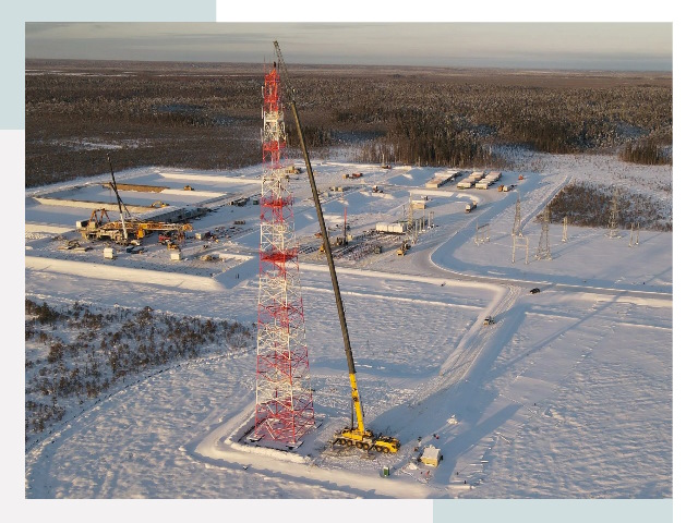 Мачты связи в Ухте