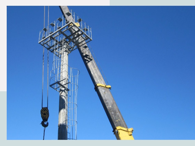 Монтаж осветительных мачт в Ухта от 608 руб.