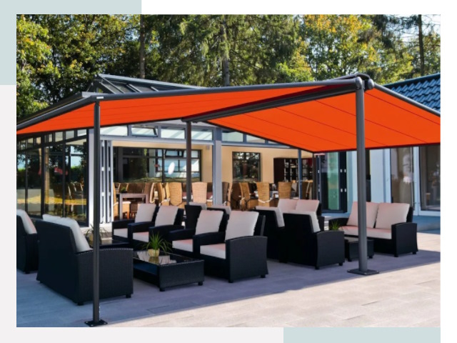 Навесы для кафе и ресторанов в Ухте