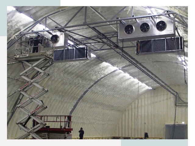 Оснащение ангаров в Ухте