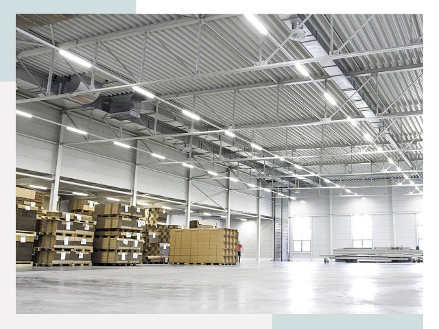 Освещение ангаров в Ухте