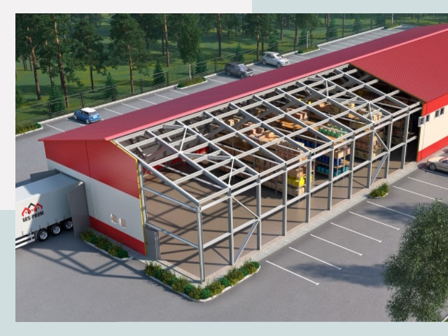 Проектирование ангаров в Ухте от 608 руб.